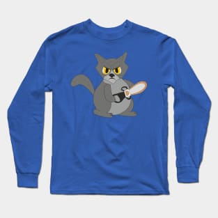 Cat with a chainsaw Long Sleeve T-Shirt